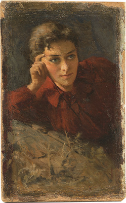 Мясоедов Григорий Григорьевич. Портрет девушки